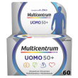 multicentrum uomo 50+, integratore multivitaminico completo, 60 compresse