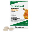 tusseval gola viti propoli adulti limone e miele 20 compresse - integratore alimentare