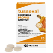tusseval gola viti propoli adulti limone e fragola 20 compresse - integratore alimentare