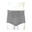 slipernia alto - cintoslip erniario uomo alto apribile con pelotte regolabili grigio taglia 3