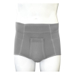 orione slip per ernia inguinale alto con apertura frontale colore grigio taglia 4