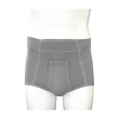 orione 316 - slip per ernia uomo taglio aperto con cuscinetti compressivi taglia 6 grigio