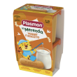 plasmon la merenda dei bambini yogurt e biscotto 2 vasetti da 120g