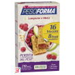 pesoforma biscotti lampone e mela 16 biscotti x 33g 8 pasti sostitutivi