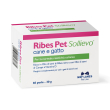 nbf lanes | ribes pet sollievo cane e gatto, 60 perle appetibili, per la normale reattività cutanea