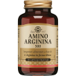solgar amino arginina 500 - integratore di l-arginina 50 capsule vegetali