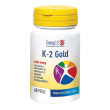 longlife k-2 gold 60 perle integratore di vitamina k2 ad alto dosaggio per benessere ossa e sistema