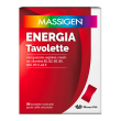 massigen energia integratore tonico energetico, 30 tavolette masticabili