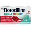 neoborocilina neoborocillina gola junior gusto fragola - 15 pastiglie gommose per il mal di gola