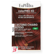 euphidra colorpro gel colorante capelli xd 566 castano chiaro rosso 50 ml + attivante + balsamo + gu