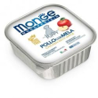 monge dog monoproteico frutta junior pollo e mela 150gr vaschetta