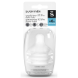 tettarella simmetrica silicone pro fisiologica flusso lento 0+ mesi s 2 pezzi