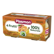 plasmon omogeneizzato 4 frutti, 2 x 80 g