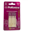 plakkontrol interbrush natural 0.5mm scovolini 5 pezzi