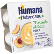 humana naturcare merenda al latte e pesca 4 x 100 grammi