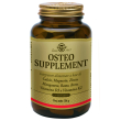 solgar osteo supplement 120 tavolette - con ca, mg, d3, k2, zn, boro