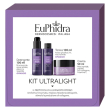 euphidra ultralight kit crema ricca niacinamide 50ml + detergente 100ml + tonico acido glicolico 100
