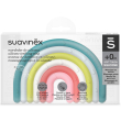 suavinex massaggiagengive silicone step 1 +0 mesi arcobaleno