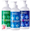 saugella younique bundle 1 dermoliquido 200 ml + 1 attiva 200 ml + 1 idraserum 200 ml