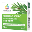 tea tree shampoo solido 80g - purificante per cute e capelli grassi