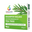 shampoo solido con olio tea tree 80 gr