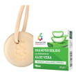 aloe shampoo solido con estratto di aloe vera 80gr per capelli e cuoio capelluto normali - shampoo n