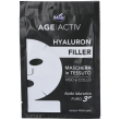 matt hyaluron filler maschera tessuto viso collo acido ialuronico puro