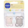 mam air succhietto in caucciù 2-6 mesi colorazione neutra 1 pz succhie