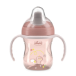 chicco tazza training - beccuccio antigoccia con manici removibili rosa 6m+