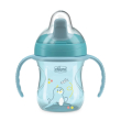 chicco tazza training beccuccio antigoccia con manici removibili blu 6m+