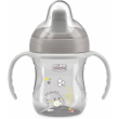 chicco tazza training - tazza anti-goccia 6m+ grigio 200 ml