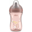 chicco advanced cup bicchiere plastica antigoccia con cannuccia 266ml