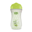 chicco shiny cup tazza luminosa antigoccia termica 14m+ verde 266ml