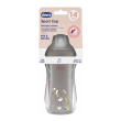 chicco sport cup tazza antigoccia 14m+ grigia – 266 ml