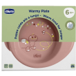 chicco warmy piatto pappa calda 6m+ rosa 1 pezzo