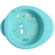 chicco warmy plate - piatto termico per pappa con serbatoio acqua calda antiscivolo da 6 mesi azzurr
