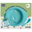chicco set pappa 6m+ azzurro