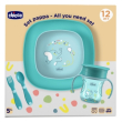 chicco (artsana) ch set pappa 12m+ azzurro