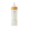 chicco perfect easy - biberon in vetro anti-colica tettarella in silicone physio 0m+ flusso lento 24