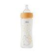 chicco perfect easy biberon in vetro anti-colica tettarella in silicone physio 0m+ flusso lento 240m