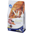 farmina n&d brown crocchette per cuccioli mini agnello spirulina carot