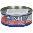 farmina n&d natural con tonno & salmone wet food per gatti adult 70 g