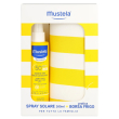 mustela kit borsa frigo + latte solare spray bimbi spf50 200ml
