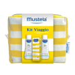 mustela kit viaggio: latte solare bimbi spf50+ 40ml + detergente corpo capelli 100ml + latte corpo i