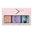 manucurist cofanetto bonnie stella janis manucurist smalti per bambini, 3 colori glitterati