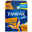 tampax &go super plus assorbenti interni con applicatore 18 pezzi per flusso molto abbondante