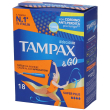 tampax &go super plus 18 pz tampone