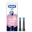 oral-b io gentle care testine ricambio nero 2 pezzi