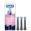 oral-b io power refill gentle care black 3 pezzi