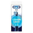 oral-b io testine di ricambio ultimate clean colore nero, 3 pezzi